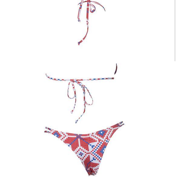 Lookseri Greek Cheeky Thong Bikini Set Women S Fashion Swimwear