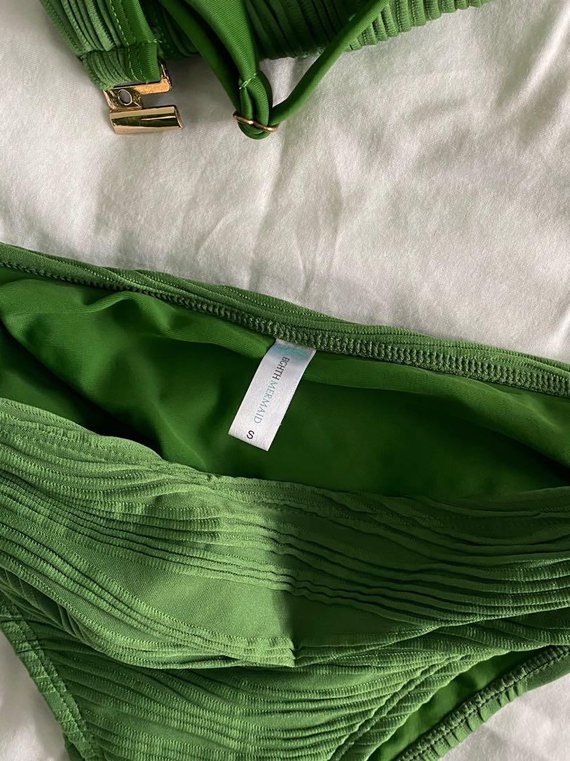 Eighth Mermaid Laura Bikini Set In Evergreen Highwaisted Bottom Top