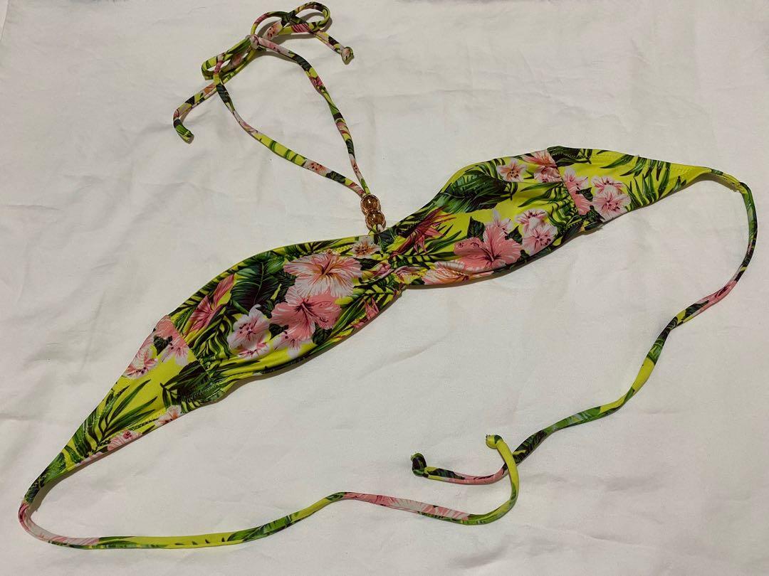 H M Yellow Bikini Women S Fashion Swimwear Bikinis Swimsuits On Carousell