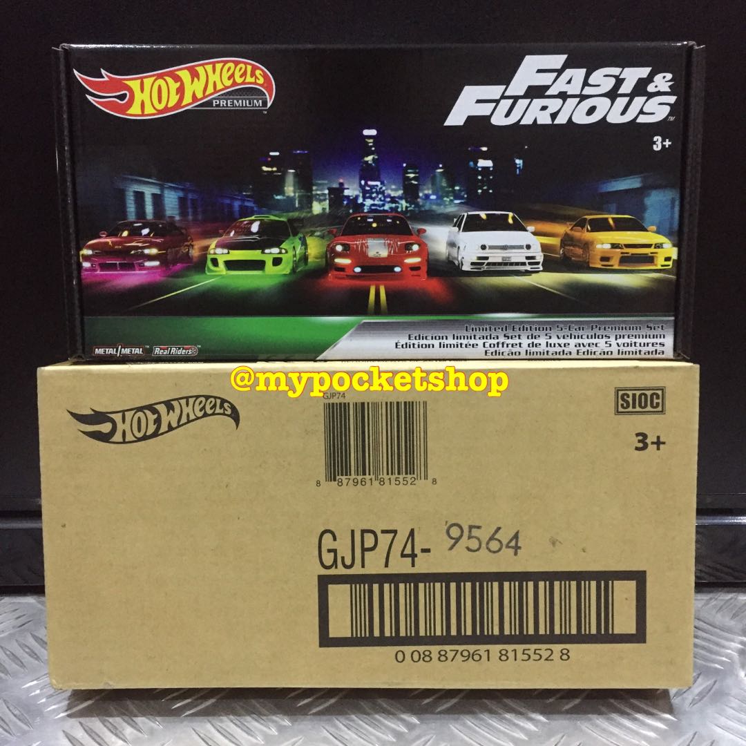 RESERVED Hot Wheels ORIGINAL FAST CARS PREMIUM BOXSET Hotwheels Premium Fast