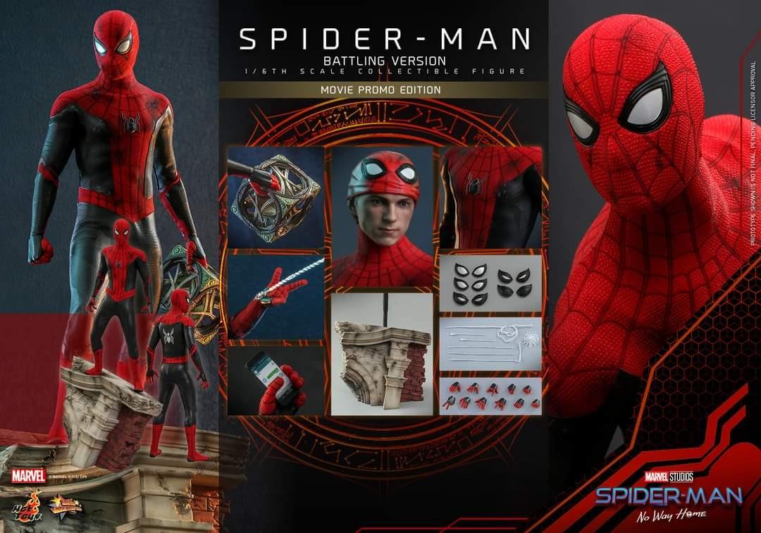 全新現貨 Hot Toys Hottoys Spider Man Spiderman Battling Version No Way Home NWH Upgraded Suit