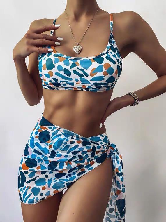 Piece Curvy Marble Bikini Set Atelier Yuwa Ciao Jp