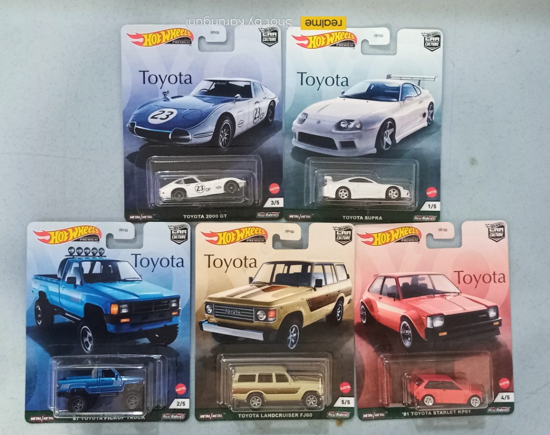 Hot Wheels Car Culture Toyota Complete Set Hobbies Toys Toys Games On Carousell