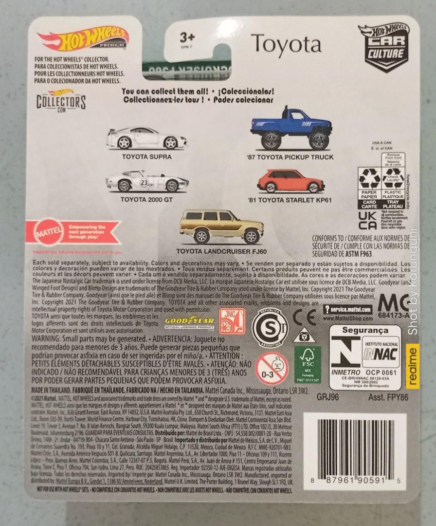 Hot Wheels Car Culture Toyota Complete Set Hobbies Toys Toys Games On Carousell