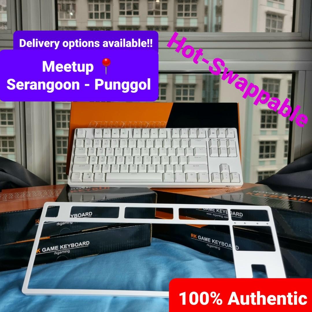 Rk Hot Swappable Rgb Mechanical Keyboard Computers Tech Parts Accessories Computer