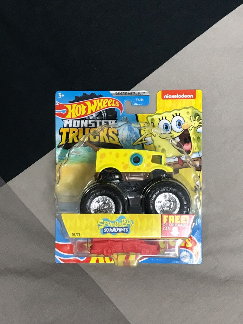 Spongebob Squarepants Hot Wheels Monster Truck Hobbies Toys Toys Games On Carousell