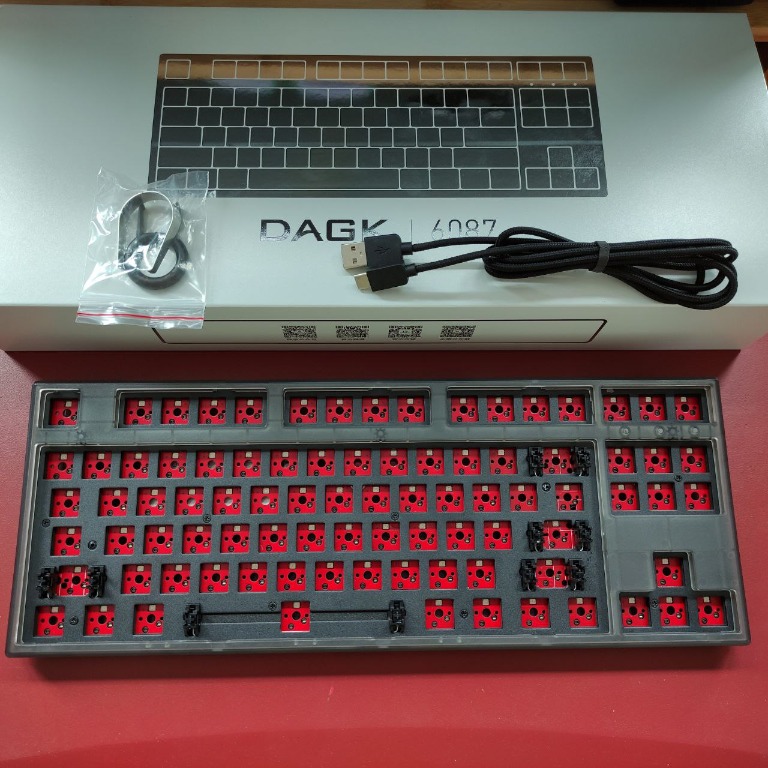 Dagk Plastic Pro Key Tkl Rgb Hot Swappable Keyboard Computers Tech Parts Accessories