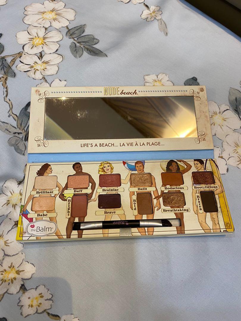 The Balm Nude Beach Eyeshadow Kesehatan Kecantikan Rias Wajah Di
