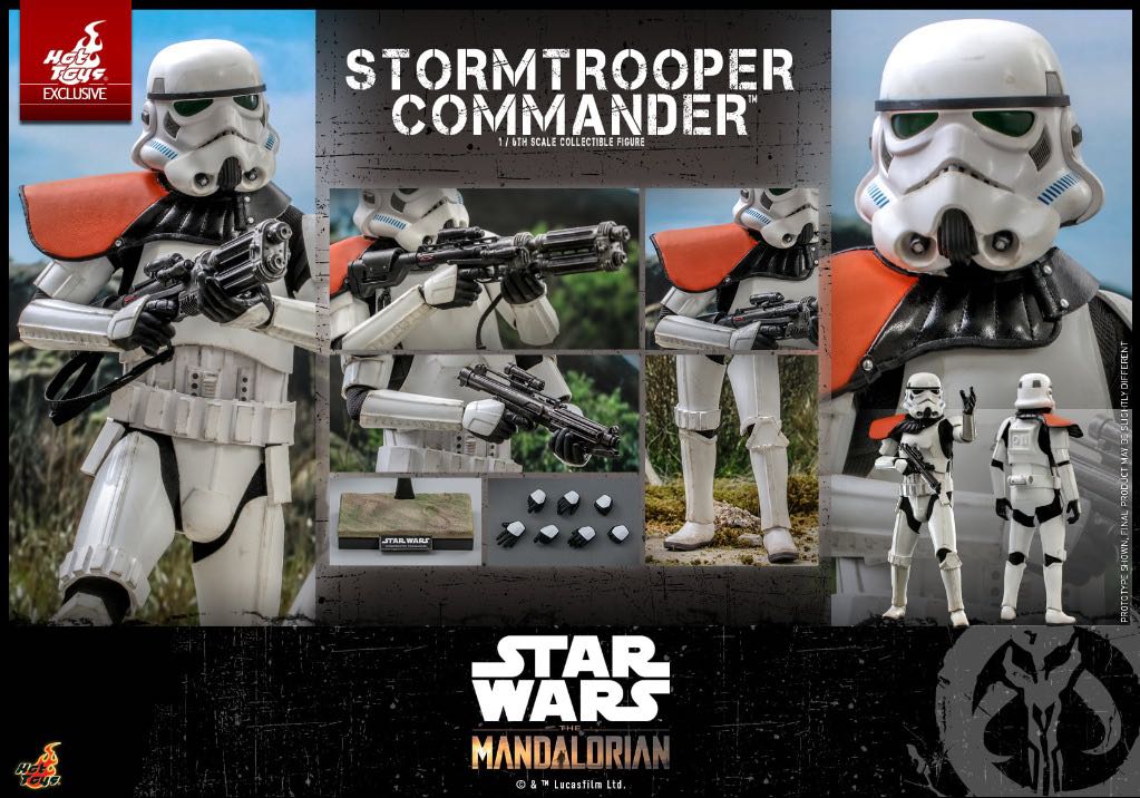 可取單 Hottoys Star Wars Stormtrooper Commander 白兵指揮官 Hot toys Mandalorian TMS 星球大戰 興趣及遊戲 玩具