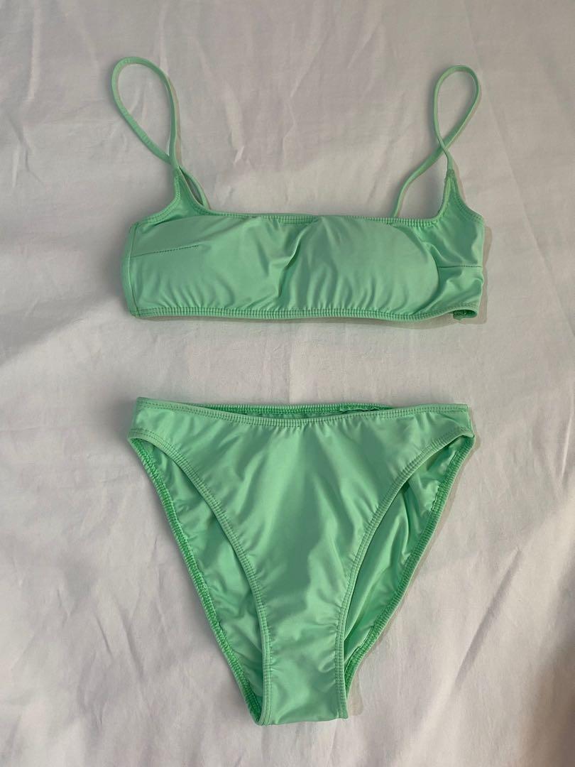 Helen Piece Ava Bikini Set Top Bottom In Menthol Women S Fashion
