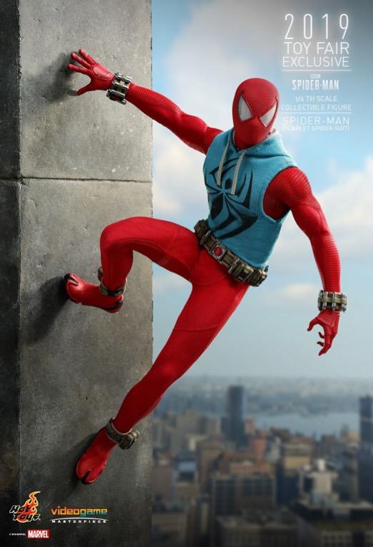 Hot Toys VGM Spider Man Scarlet Spider Suit th scale Collectible Figure 漫威 蜘蛛人 緋紅蜘蛛戰衣