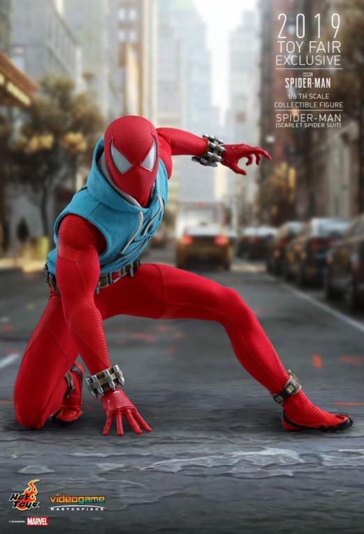 Hot Toys VGM034 Spider Man Scarlet Spider Suit 1 6th scale Collectible Figure 漫威 蜘蛛人 緋紅蜘蛛戰衣