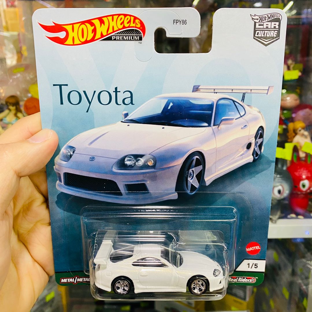 Hot Wheels Premium Car Culture Toyota Supra Pearl White 豐田 豬扒 珍珠白 興趣及遊戲 玩具 遊戲類 Carousell