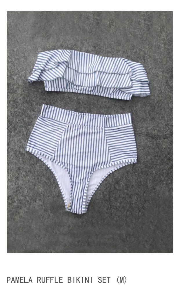 Bnwt The Dancing Jewels Pamela Ruffle Bikini Set Women S Fashion