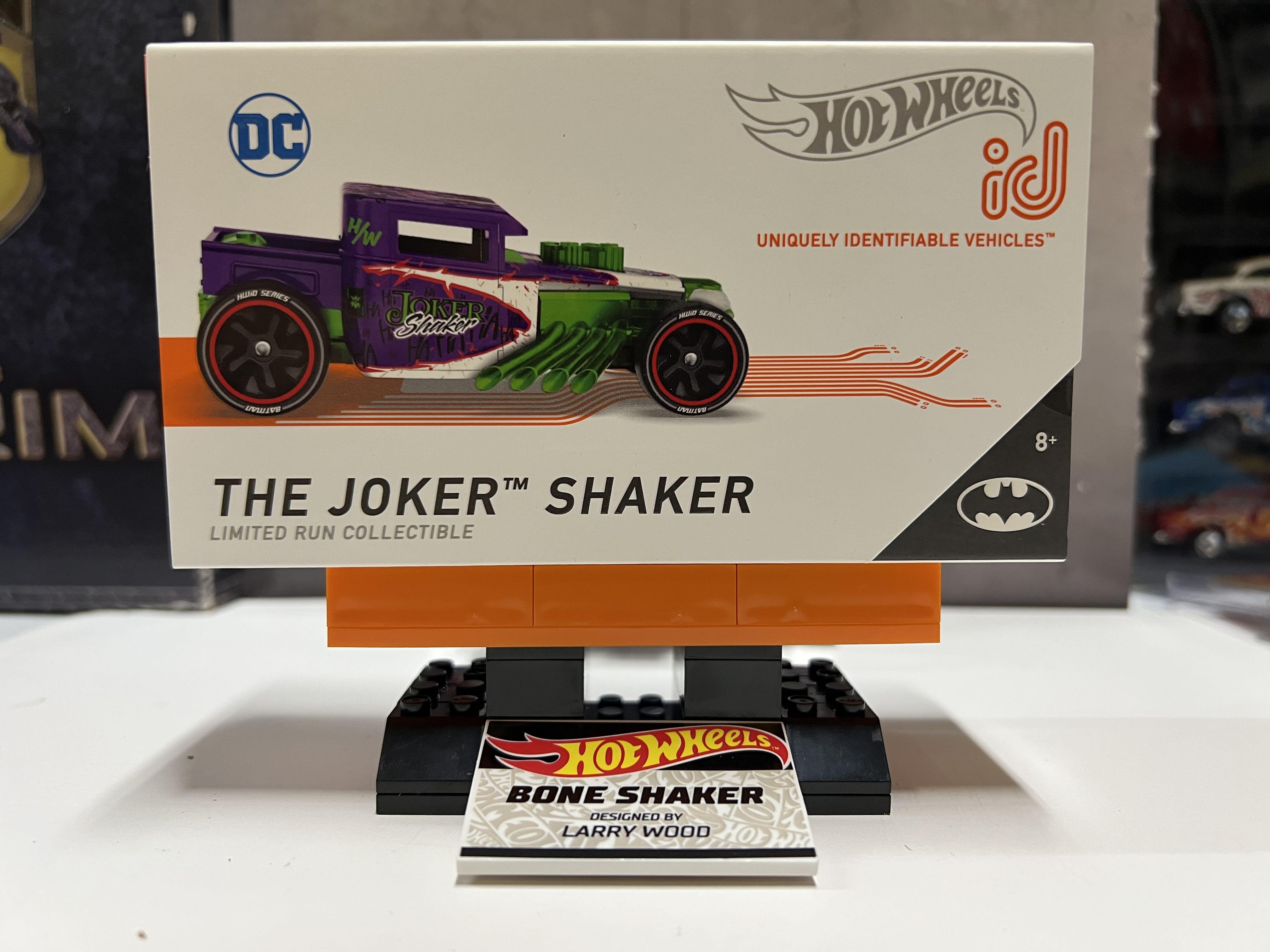 Hot Wheels Id Series The Joker Shaker Boneshaker Limited Run Collectible Hobbies Toys
