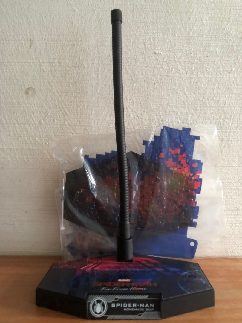 Wts Hot Toys Marvel Spiderman Far From Home Spider Man Homemade Suit Base With Pixel Effect