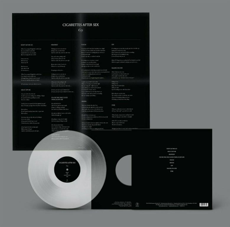 Clear Vinyl Cigarettes After Sex Cry Limited Edition Clear Lp