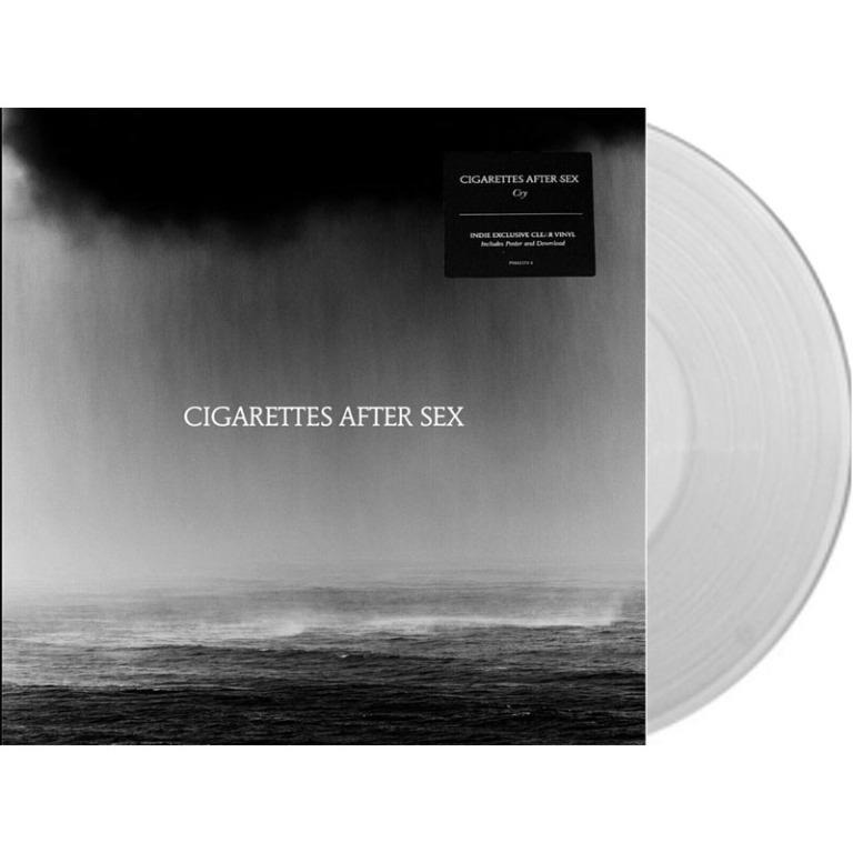 CLEAR Vinyl Cigarettes After Sex Cry Limited Edition CLEAR LP Fold Out Poster Digital