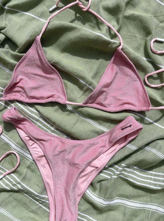 Bn Blackbough Bikini Pink Shimmer Women S Fashion Swimwear Bikinis