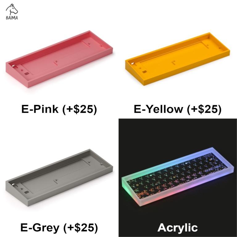 KBDFANS TOFU DZ RGB V Hot Swap Mechanical Keyboard Kit Key With Arrow Keys