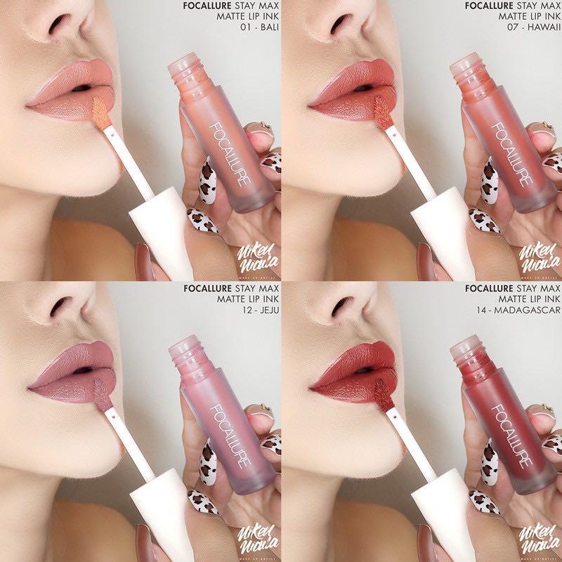 Focallure Matte Lipstick Nude Kesehatan Kecantikan Rias Wajah Di