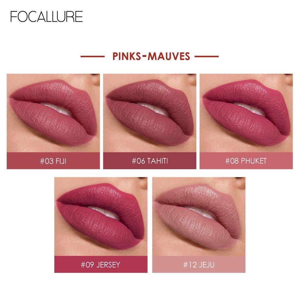 Focallure Matte Lipstick Nude Kesehatan Kecantikan Rias Wajah Di