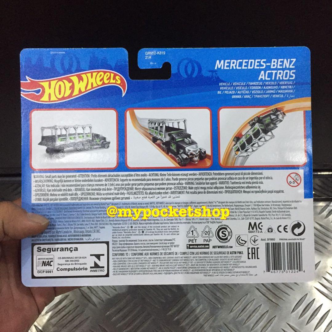 RESERVED Hot Wheels MERCEDES BENZ ACTROS Rig Truck Hotwheels Track Stars Licensed