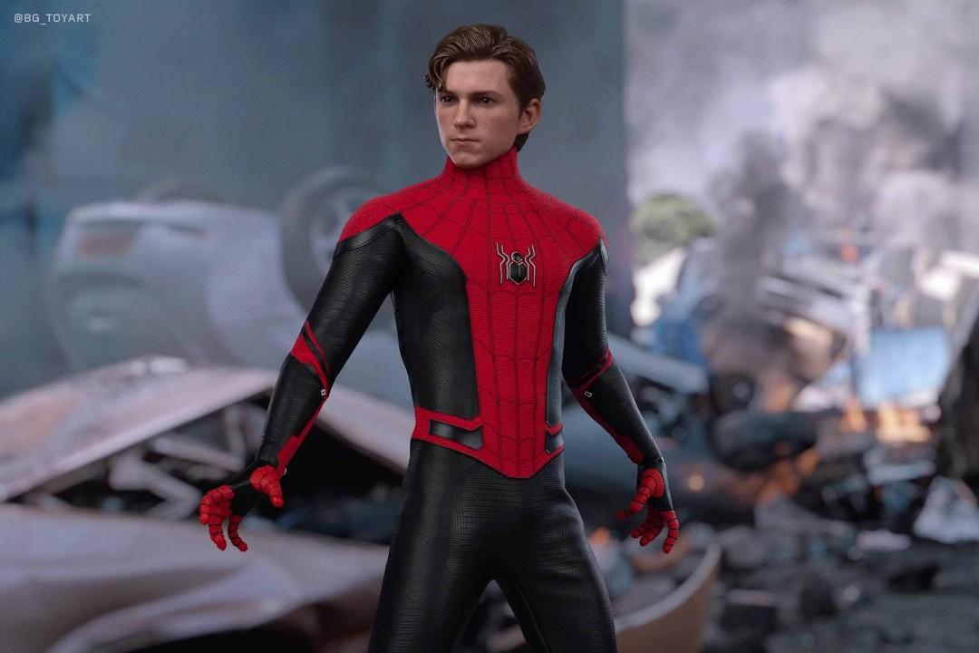 Instock Hot Toys Spiderman Ffh Upgraded Suit Far From Home Spider Man Hobbies Toys