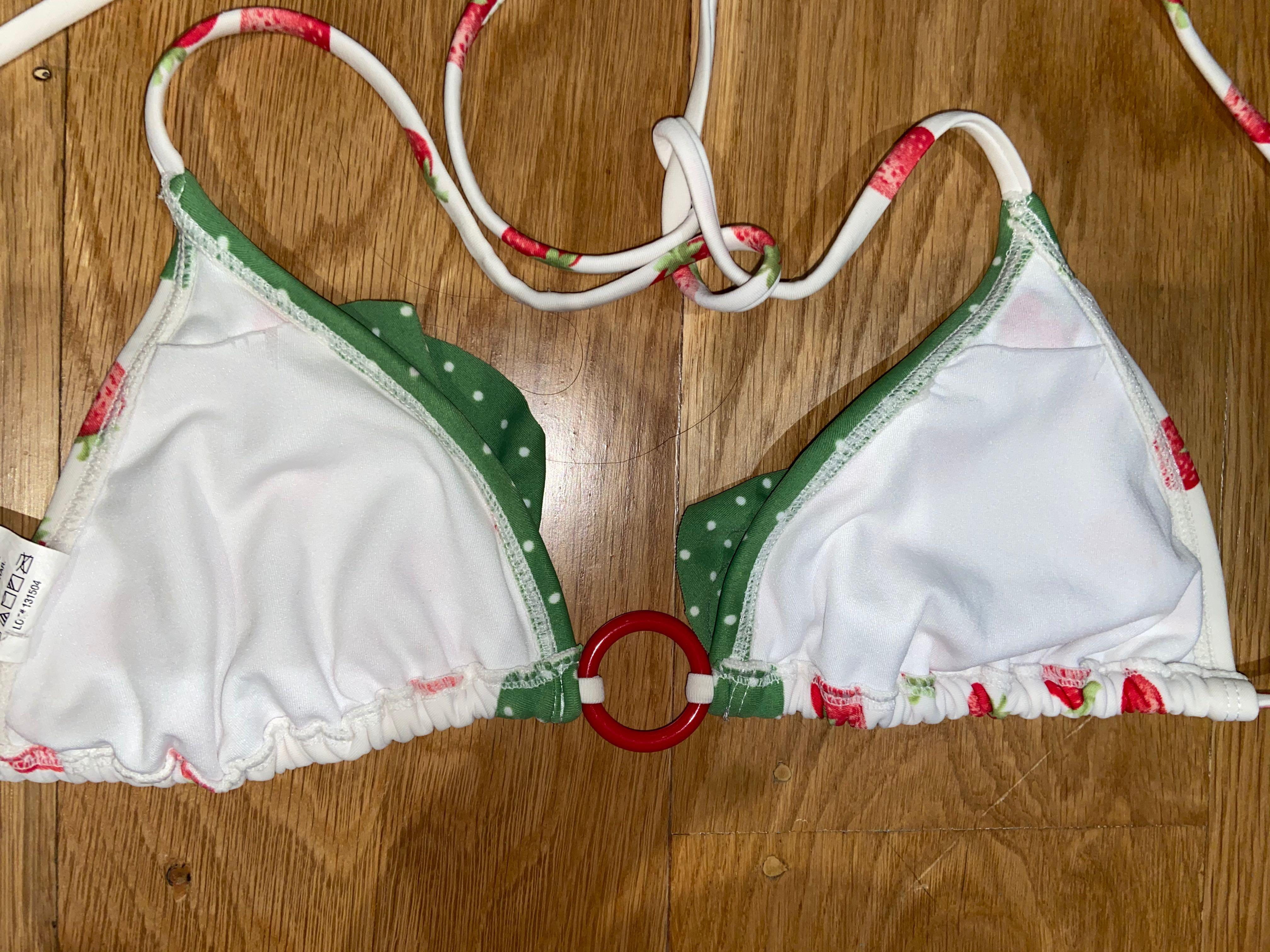 Strawberry Print Bikini Set Women S Fashion Dresses Sets