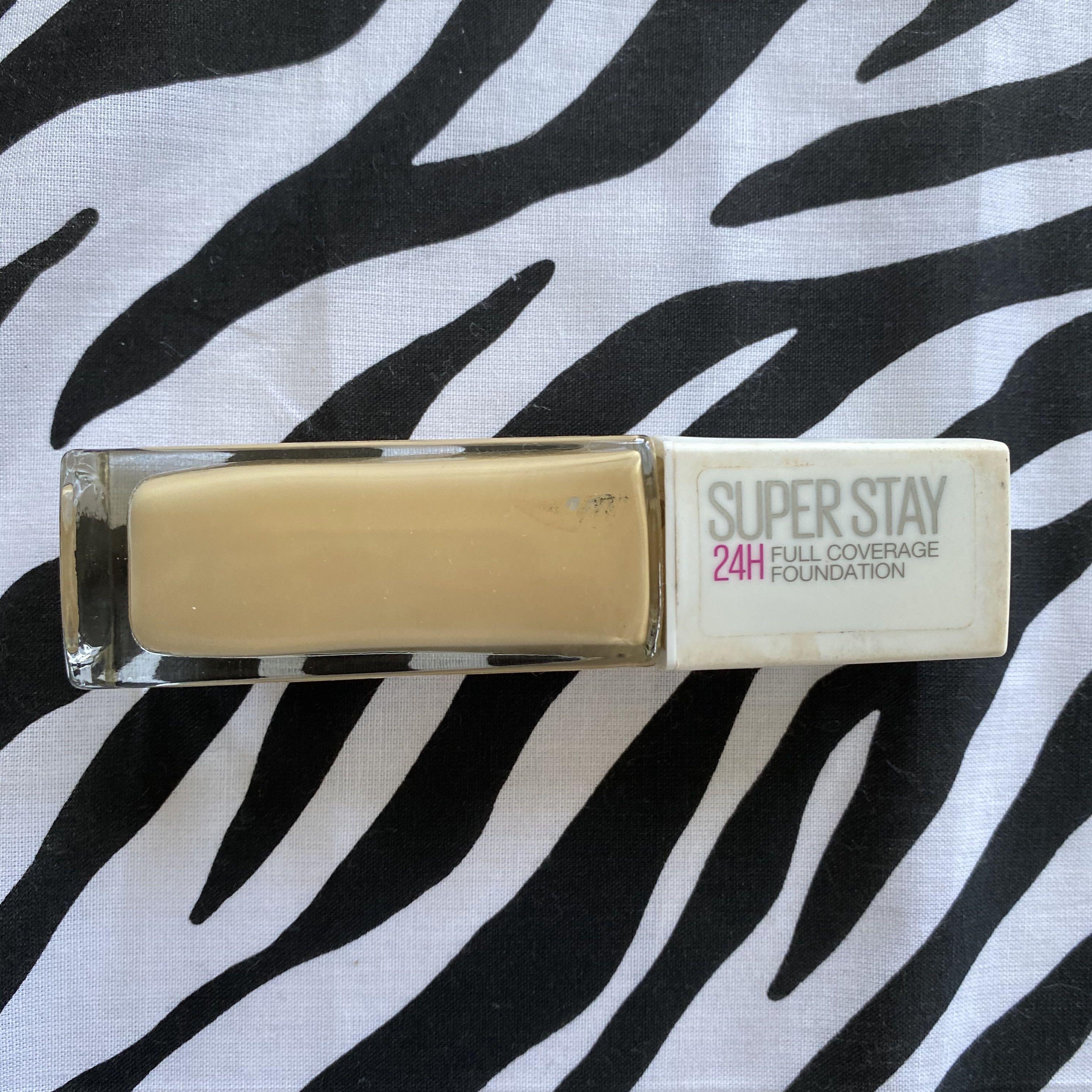 Maybelline 24h Superstay Full Coverage Foundation 128 Warm Nude Beauty Personal Care Face
