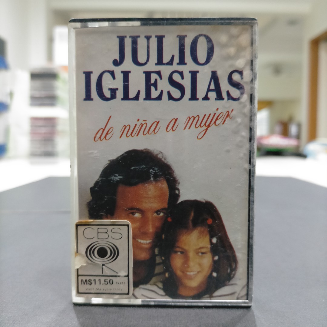 Cassette Julio Iglesias De Nina A Mujer Hobbies Toys Music