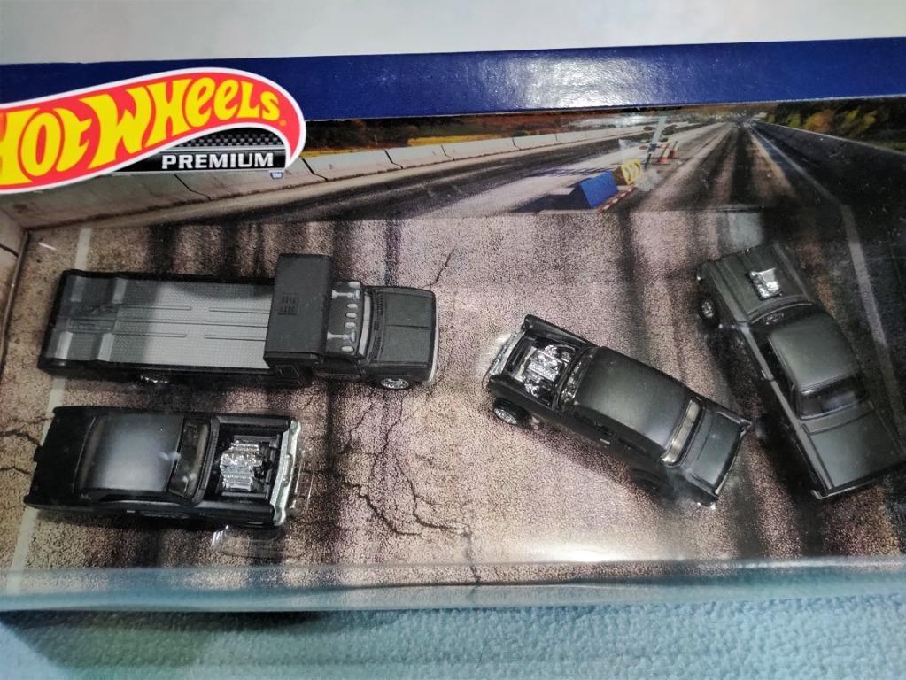 Hot Wheels Premium Team Transport BLACK HOLE SET Chevy Gasser Hobbies Toys Toys Games On