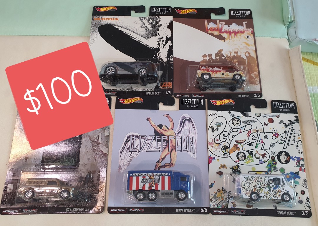 Hot Wheels Pop Culture LED Zeppelin Sets Hobbies Toys Toys Games On Carousell