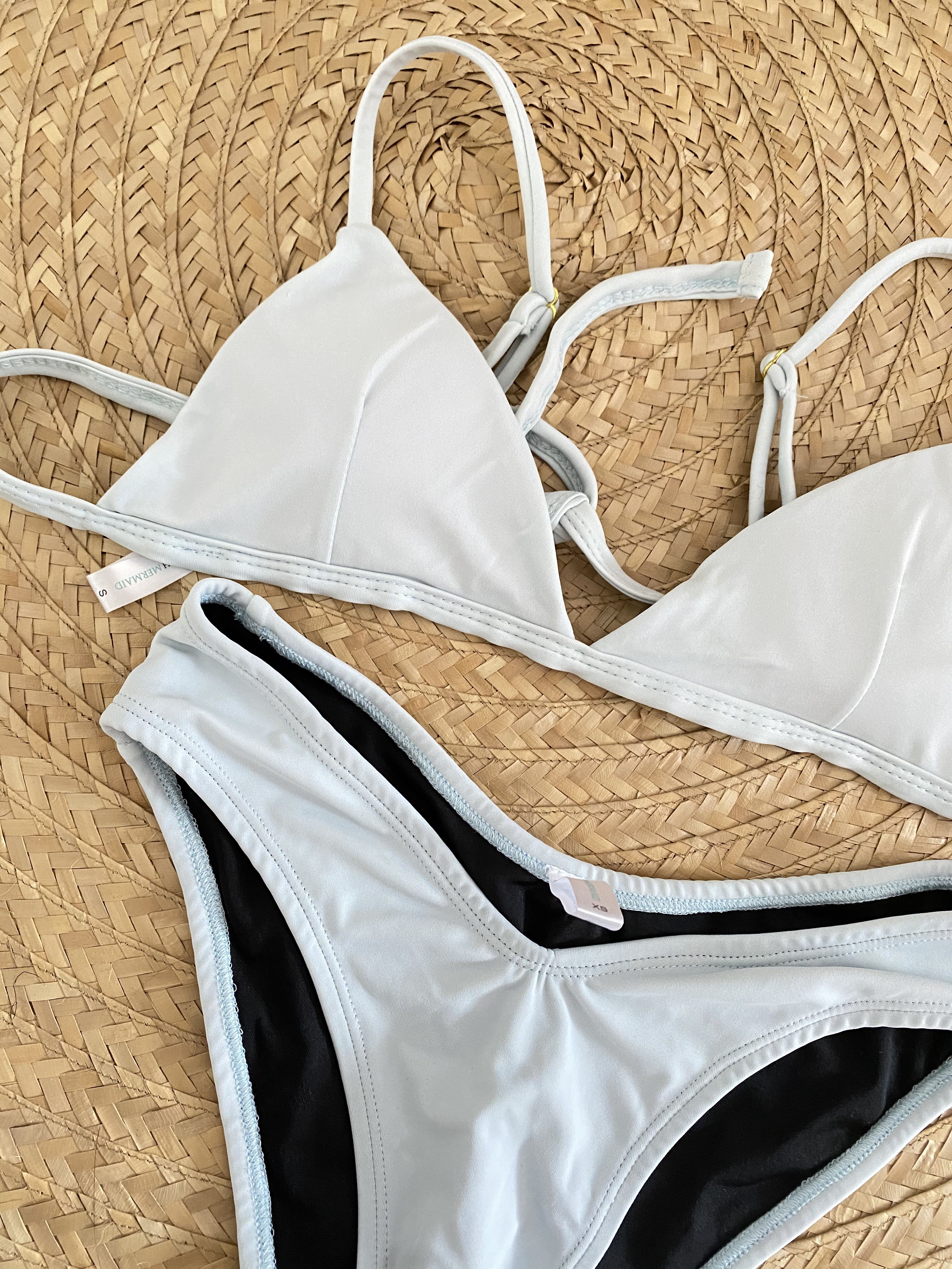 Eighth Mermaid Frankie Bikini Set In Ash Blue Women S Fashion