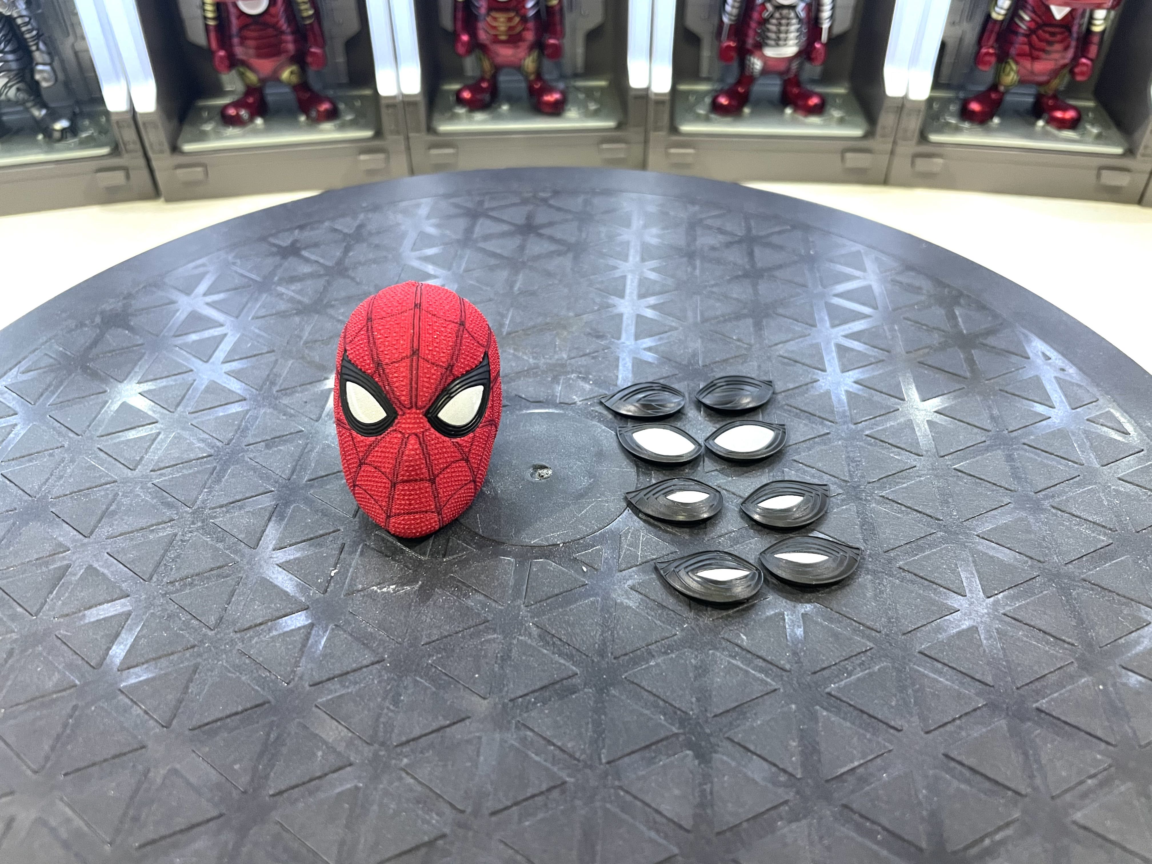 Marvel Spiderman Far From Home Hot Toys Scale Mms Spider Man Upgraded Suit Masked Head