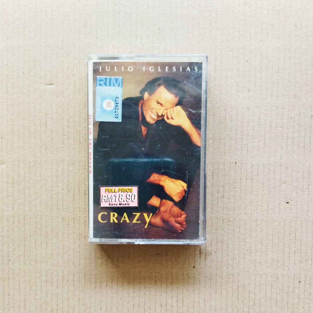 Julio Iglesias Crazy Kaset Cassette Hobbies Toys Music Media CDs