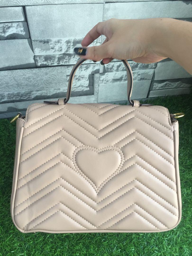 Gucci Marmont Nude Luxury Bags Wallets On Carousell