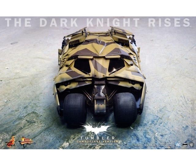 Hot Toys MMS Dark Knight Rises Batman Batmobile Tumbler Camouflage Version Hobbies Toys