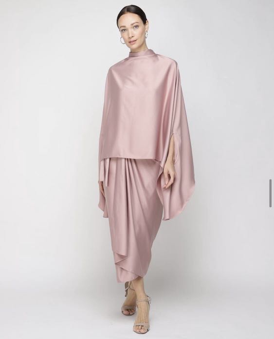 Caftanist Emily Kaftan Set In Rose Nude Limited New Colour Women