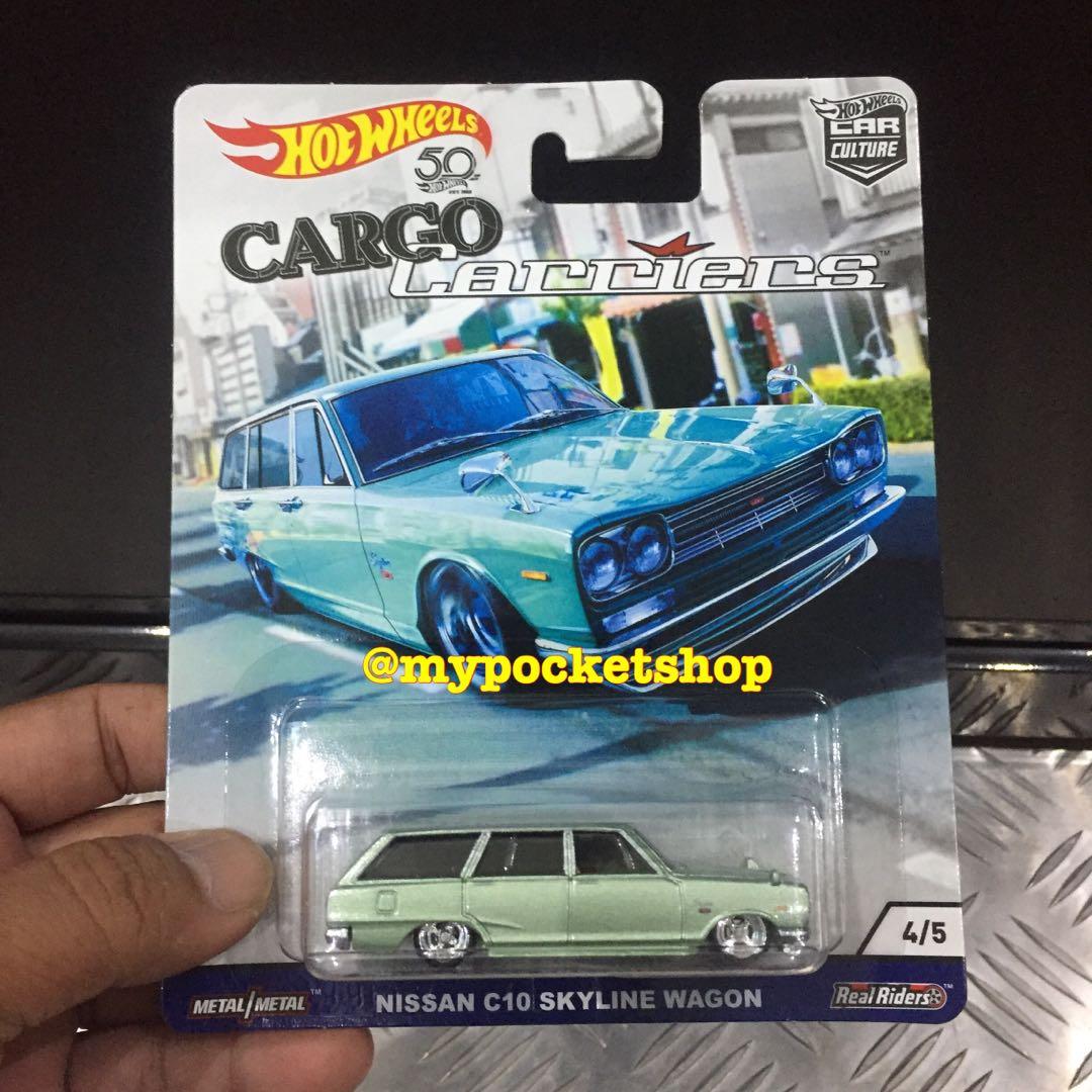 Hot Wheels NISSAN C10 SKYLINE WAGON Aka 69 NISSAN SKYLINE VAN 2018 Hotwheels Premium Car