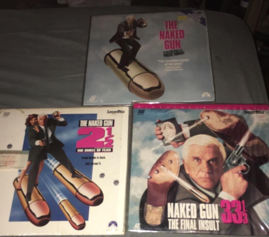 Naked Gun Movies Set Of Lds Laserdisc Tv Home Appliances Tv Entertainment Tv