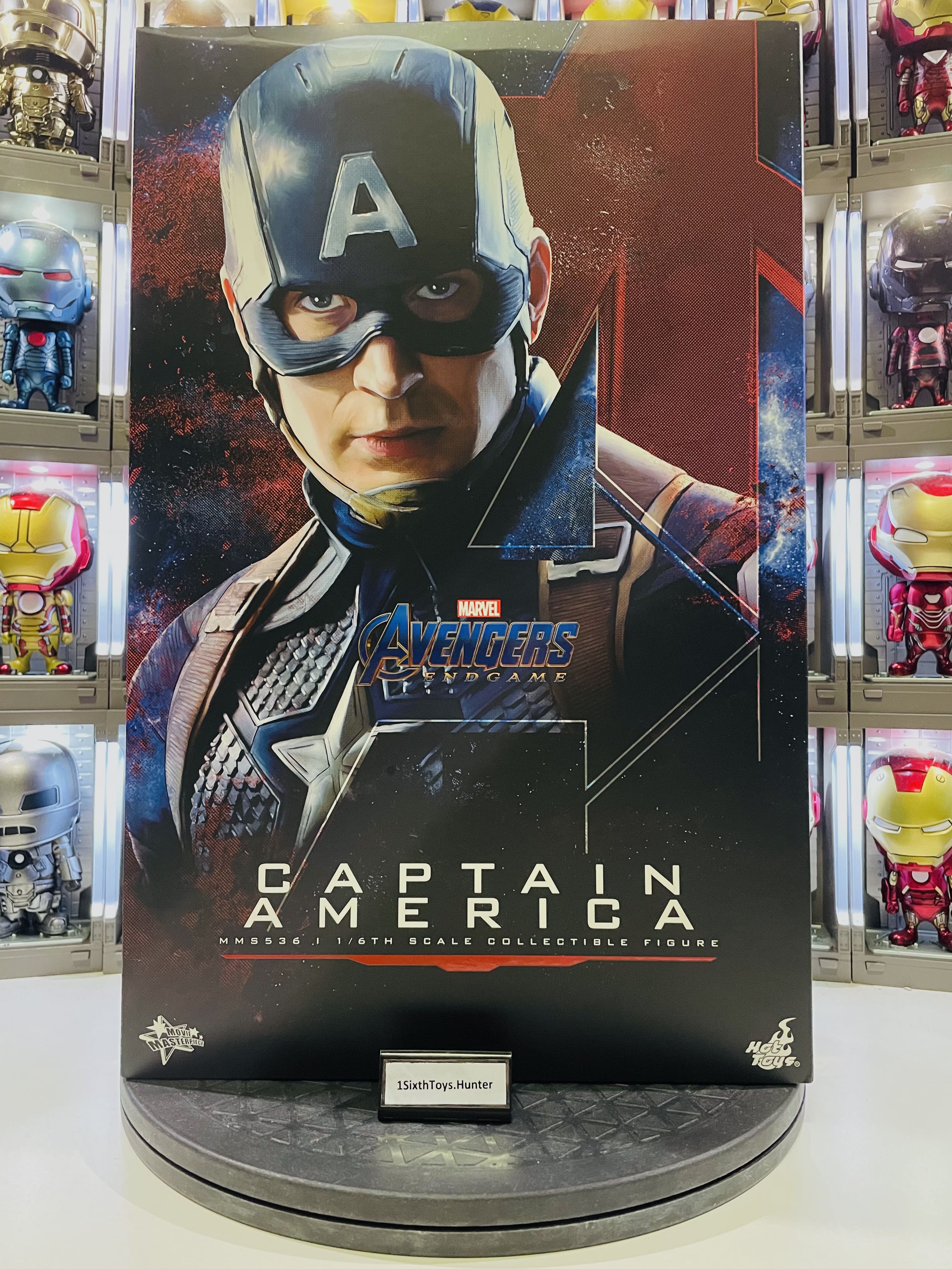MARVEL AVENGERS END GAME HOT TOYS SCALE MMS CAPTAIN AMERICA LOOSE COLLECTIBLE FIGURE