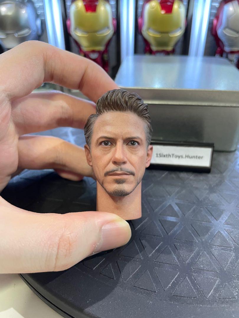 MARVEL AVENGERS END GAME HOT TOYS 1 6 SCALE MMS528D30 TONY STARK IRON MAN MK85 HEAD SCULPT