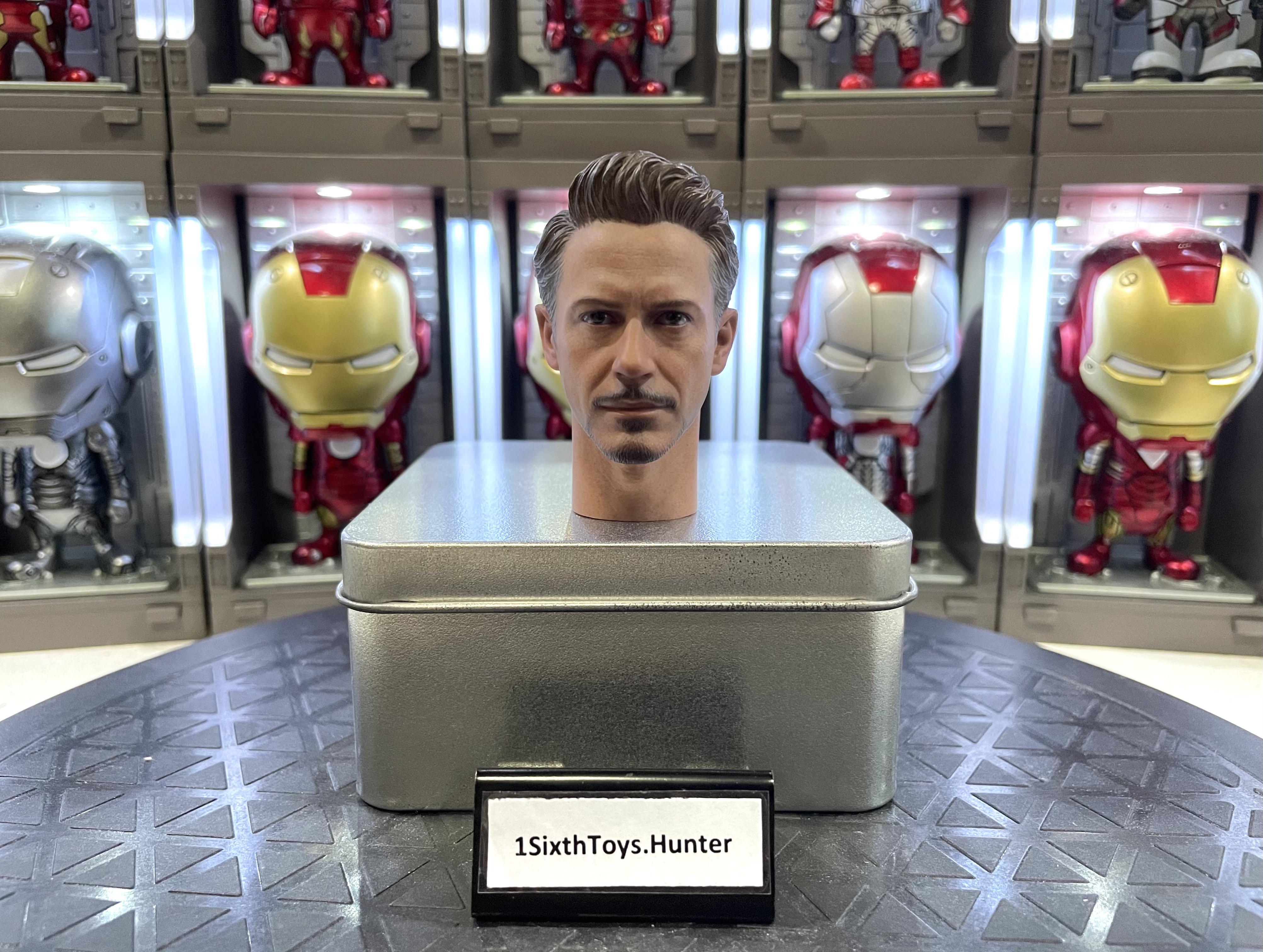 MARVEL AVENGERS END GAME HOT TOYS 1 6 SCALE MMS528D30 TONY STARK IRON MAN MK85 HEAD SCULPT