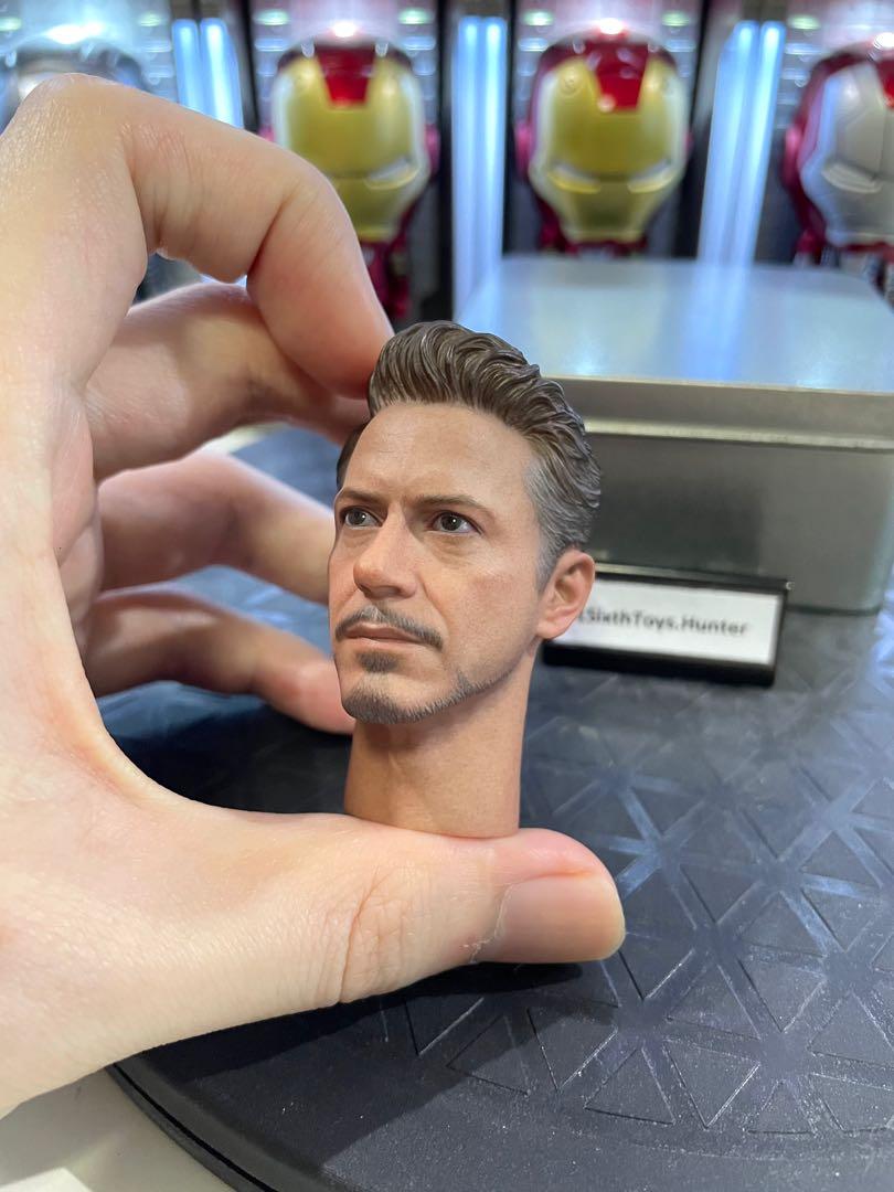Marvel Avengers End Game Hot Toys Scale Mms D Tony Stark Iron Man Mk Head Sculpt
