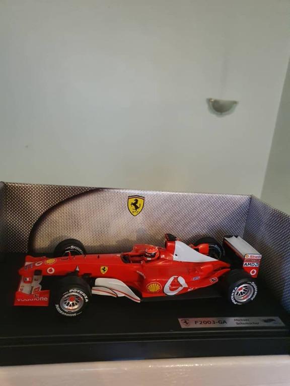 Michael Schumacher Hot Wheels Scale Times F World Champion Scuderia Ferrari Vodafone