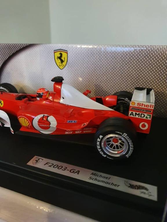 Michael Schumacher Hot Wheels Scale Times F World Champion SCUDERIA FERRARI VODAFONE