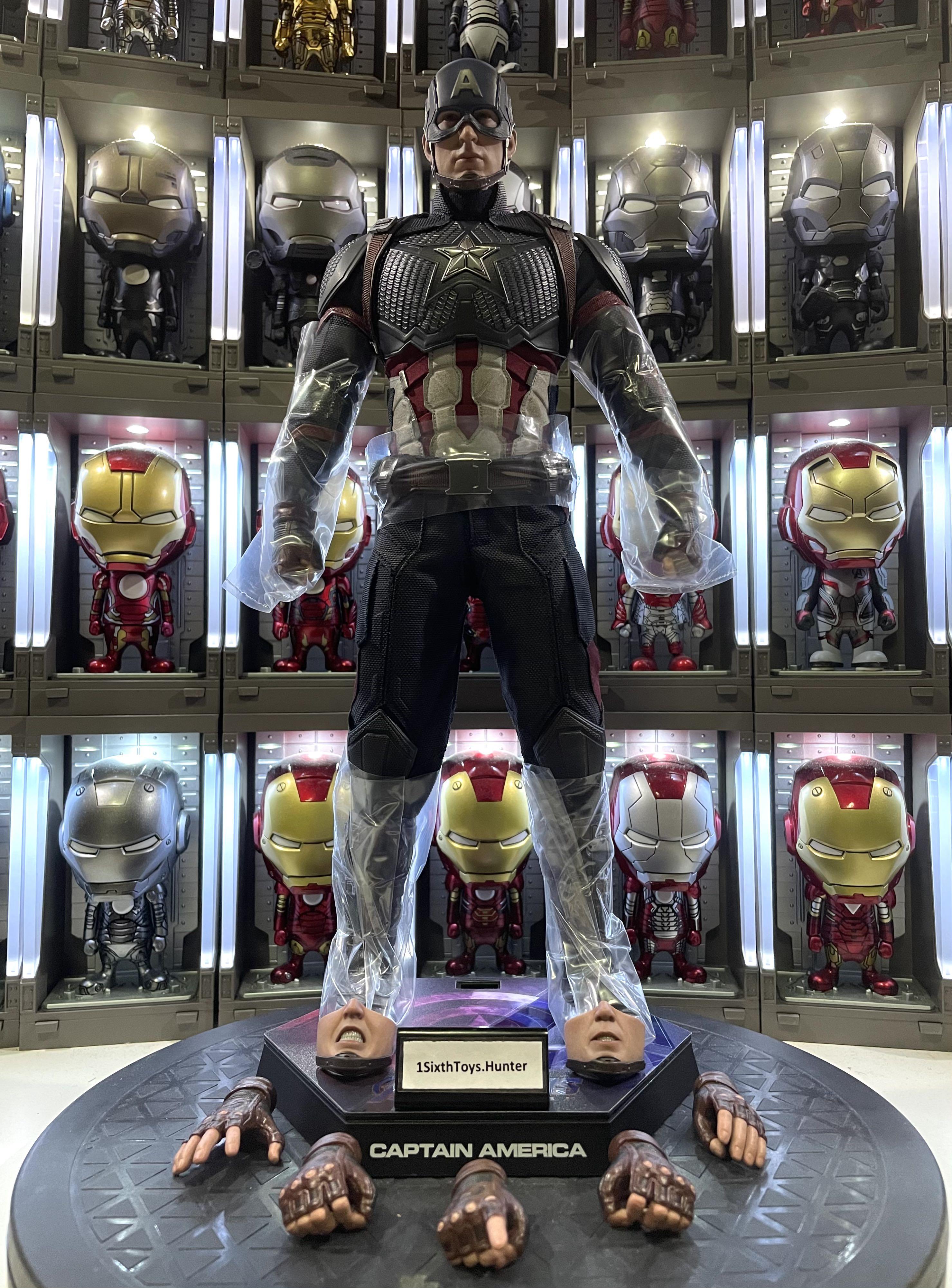 Marvel Avengers End Game Hot Toys Scale Mms Captain America Loose Collectible Figure