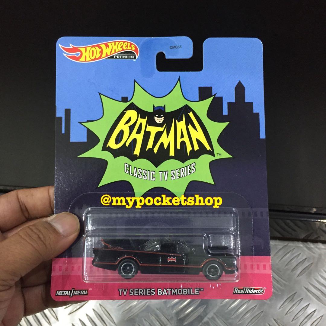 Hot Wheels Tv Series Batmobile Hotwheels Premium Retro Entertainment Mix Batman Tv