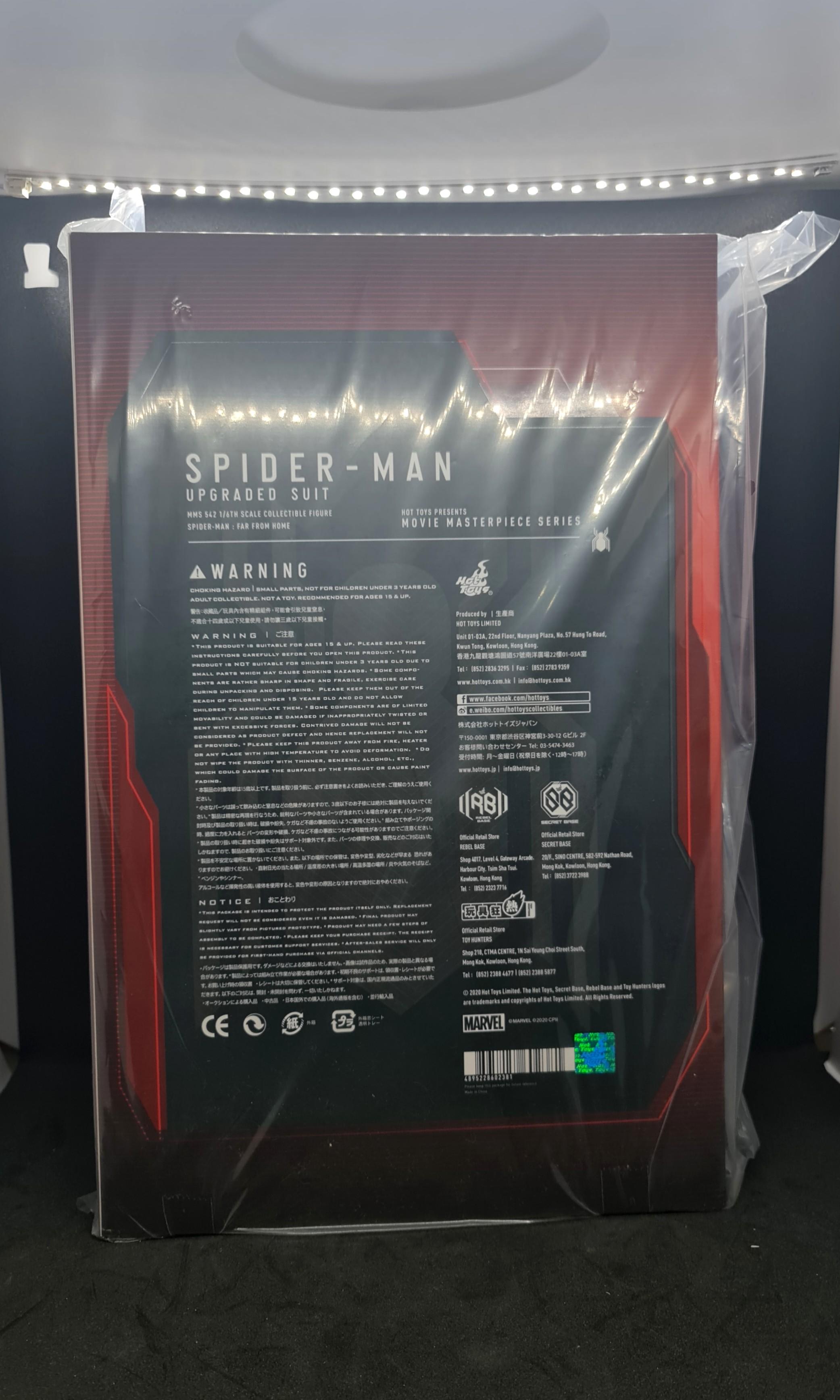 Spiderman Upgrade Suit Hot Toys Hobbies Toys Toys Games On Carousell